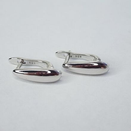 Ювелирные швензы, английский замок, родий, люкс фурнитура