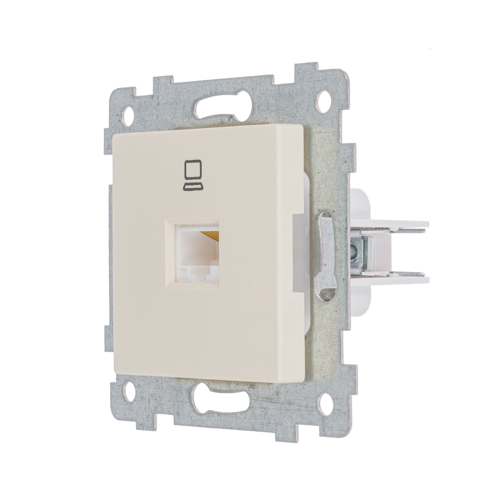 "Аксиома" Механизм розетки низковольтной ПК скрытой установки РК1-458 "с/к" Кунцево Электро