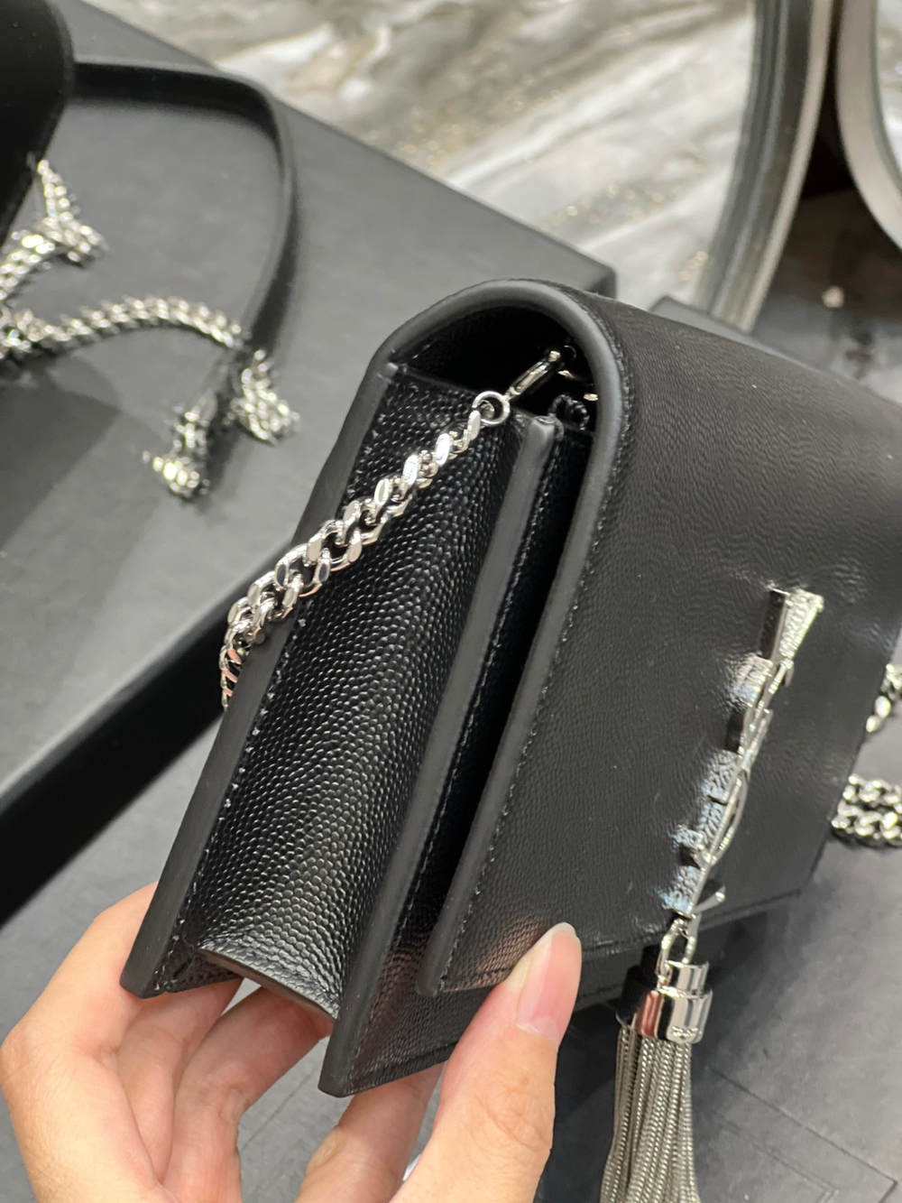 Saint Laurent Kate Chain Wallet 19 cm