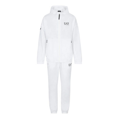 Мужские теннисные Костюмы EA7 Tracksuit Men - White