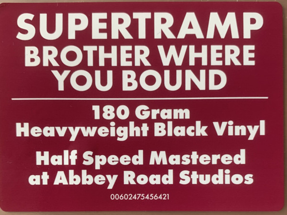 Supertramp / Brothers Where You Bound (LP)