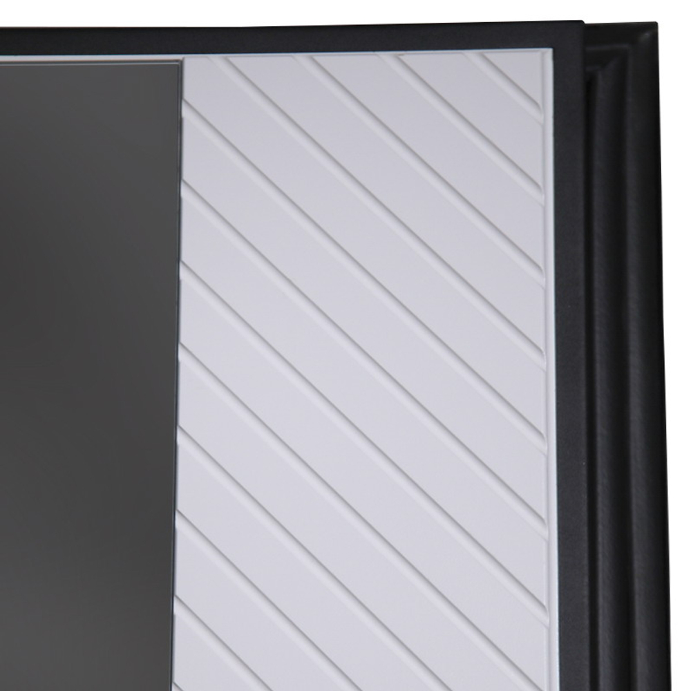 Стальная дверь "Эдинбург" с зеркалом (биометрический замок)