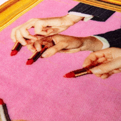 Коврик Lipstick Pink