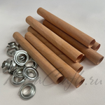 Круглый деревянный фитиль с эффектом костра