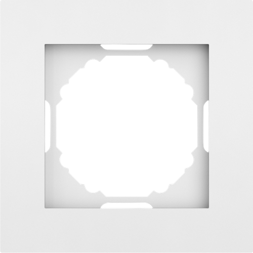 Рамка 1-я, матовый белый, серия A07