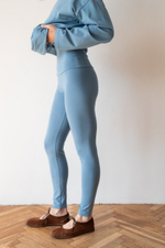 Легинсы с мягким поясом, Пыльно-голубой