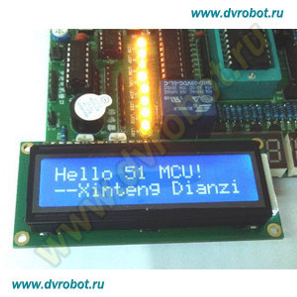Дисплей - голубой IIC/I2C