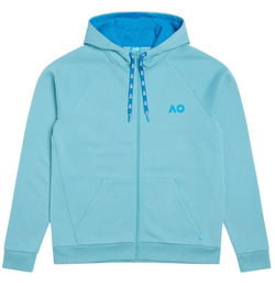 Мужская теннисная кофта Australian Open Zip Through Sport - небесный