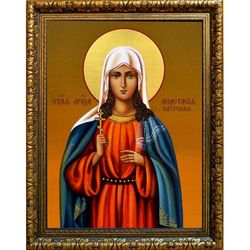 Анастасия Патрская мученица. Икона на холсте.