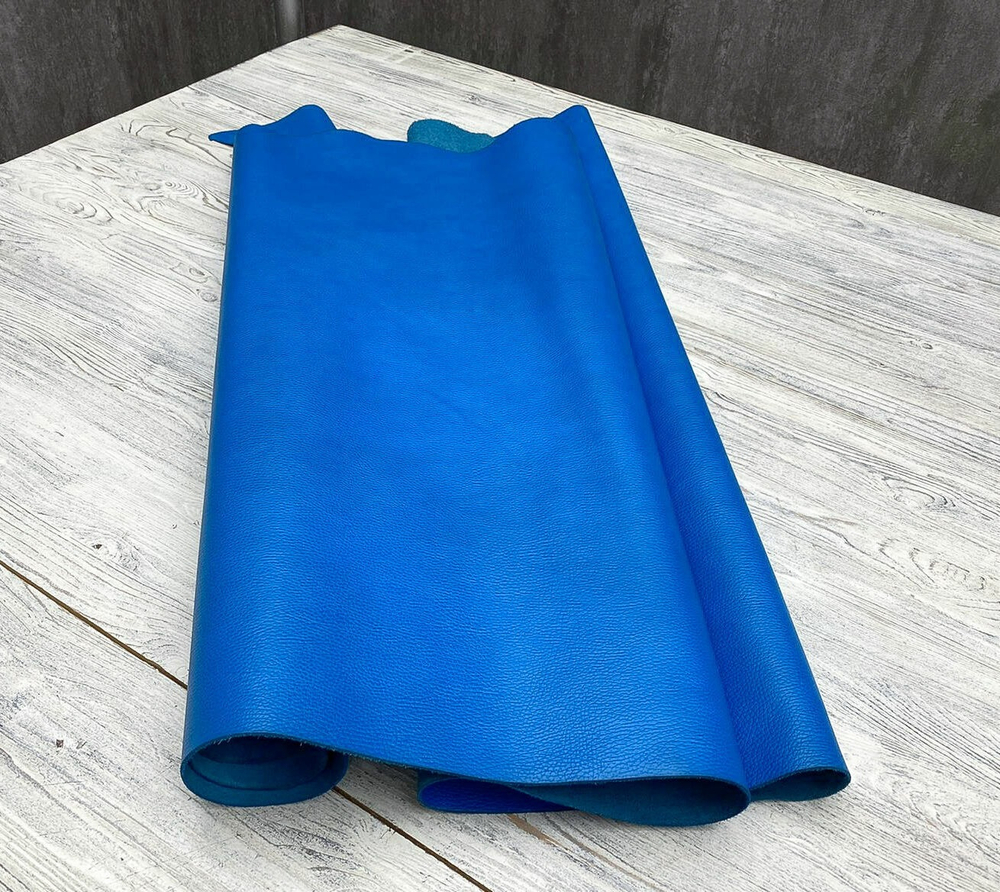 Luxury Tannery Lapis Blue (1,3-1,5 мм), цв. Синий, натуральная кожа