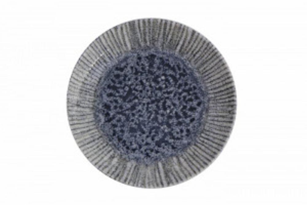 Тарелка мелкая 17 см, без борта IRIS BLUE
