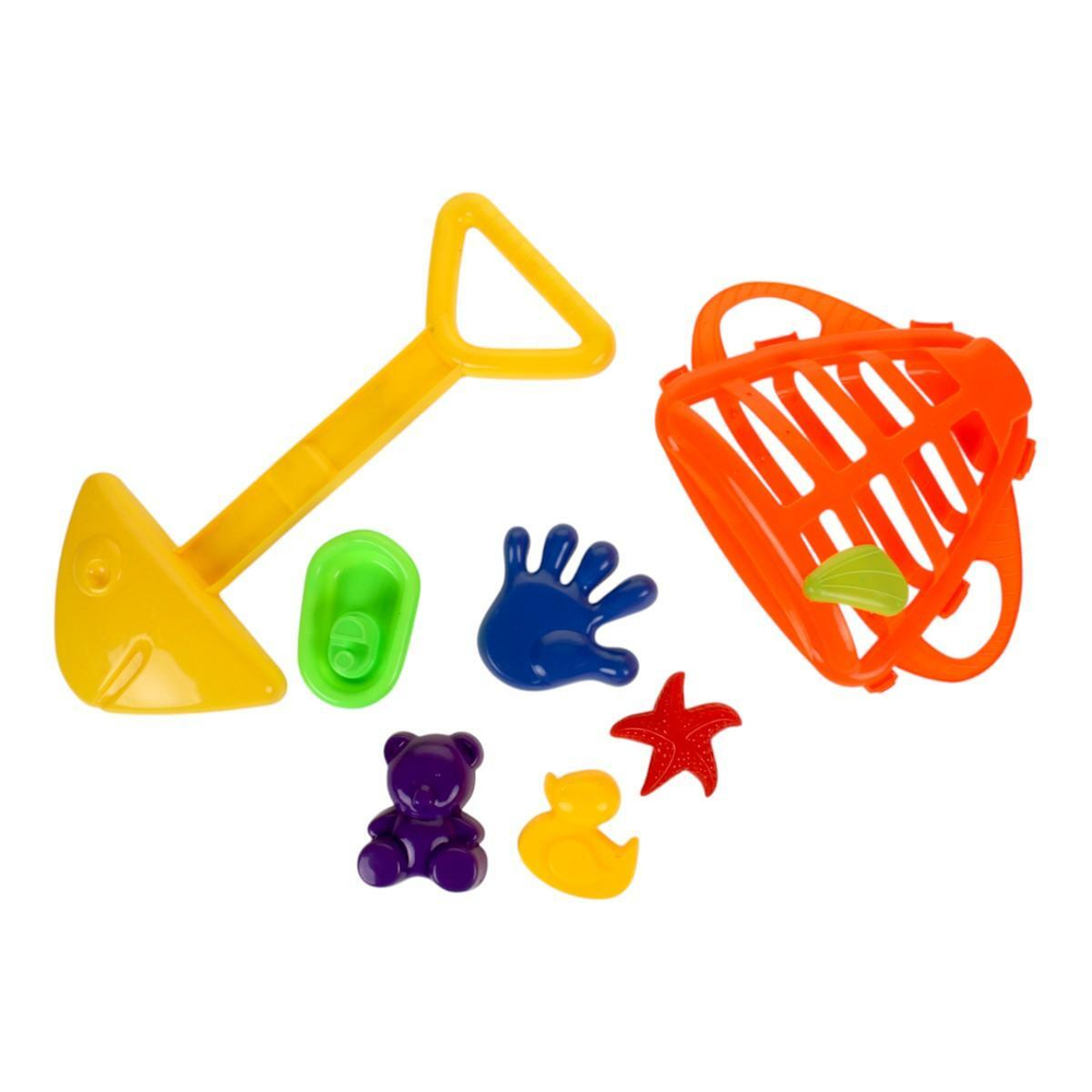 Набор для игры в песок 5 формочек, сет. HF106