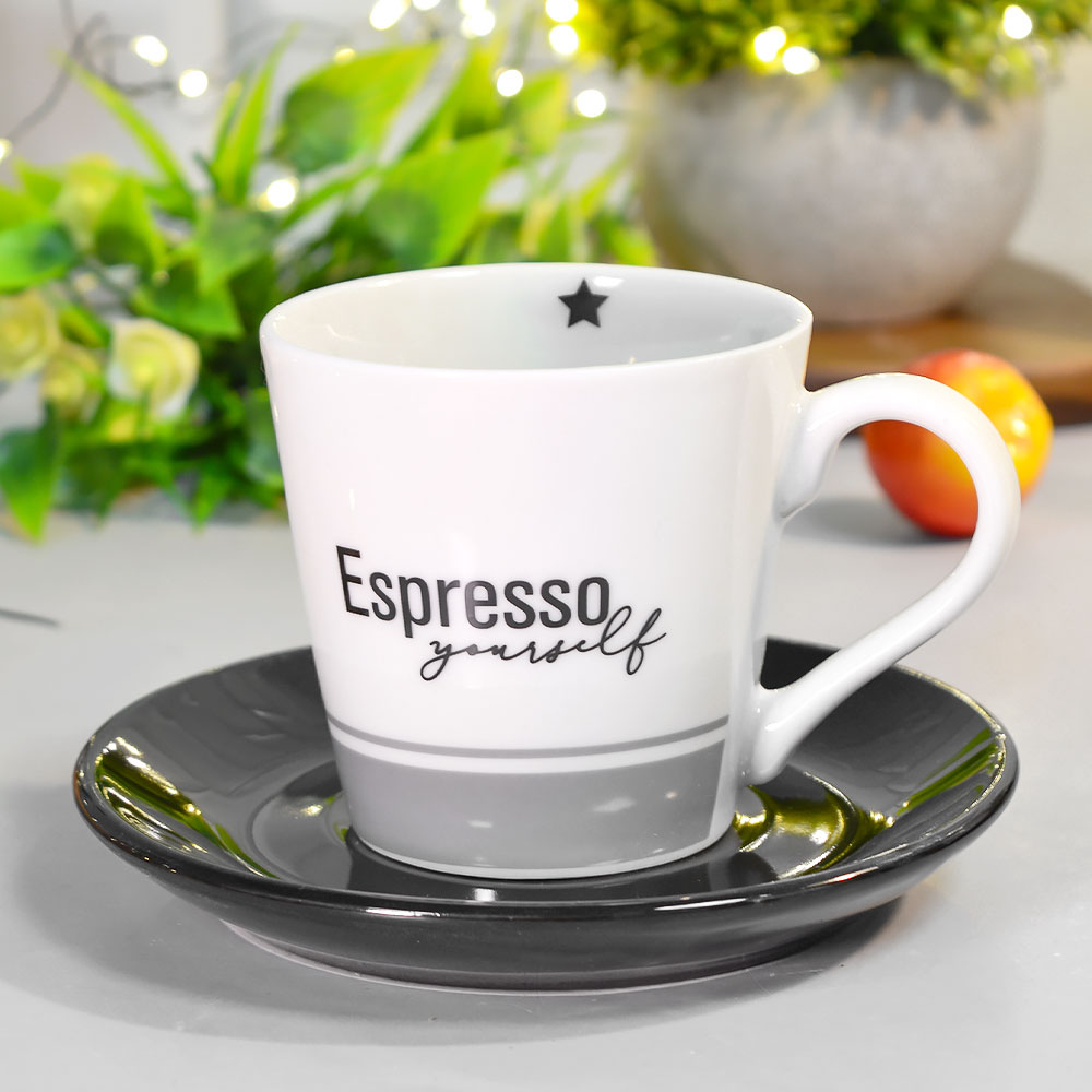 Чайный набор 12 предметов 240мл на подставке, 202381