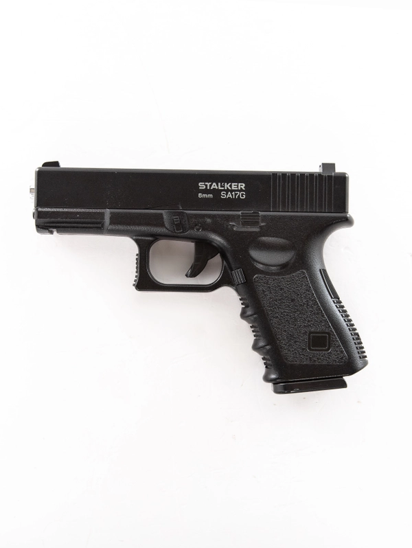 Пистолет пневм. Stalker SA17G Spring (аналог Glock 17), к.6мм,мет.корпус, маг.11шар