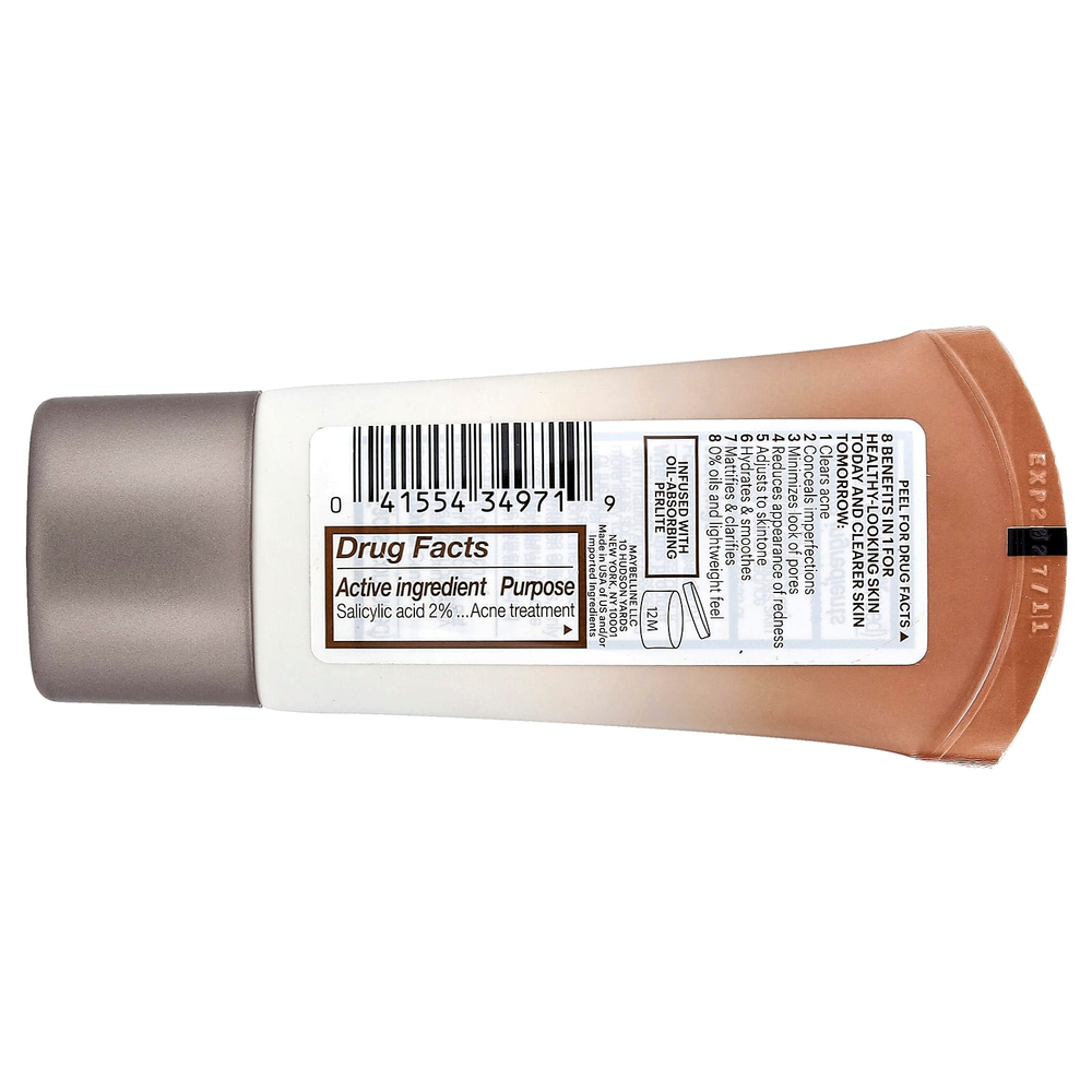 Maybelline, Dream BB Pure, очищающий бальзам для кожи, оттенок 130, темно-прозрачный, 30 мл (1 жидк. унция)