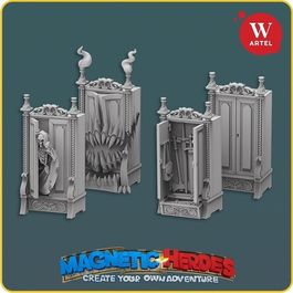 Комплект миниатюр Magnetic Heroes: Dungeon Set Wardrobe