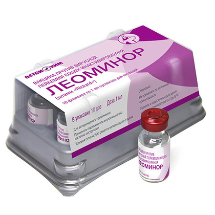 ЛЕОМИНОР Вакцина против вирусной лейкемии кошек инактивированная