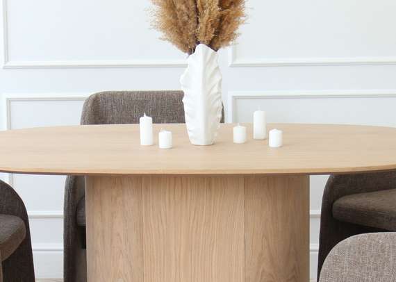 Стол обеденный Type овальный 140*85 см (натуральный дуб)