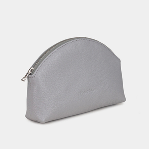 Косметичка Nuage из кожи козы, серого цвета