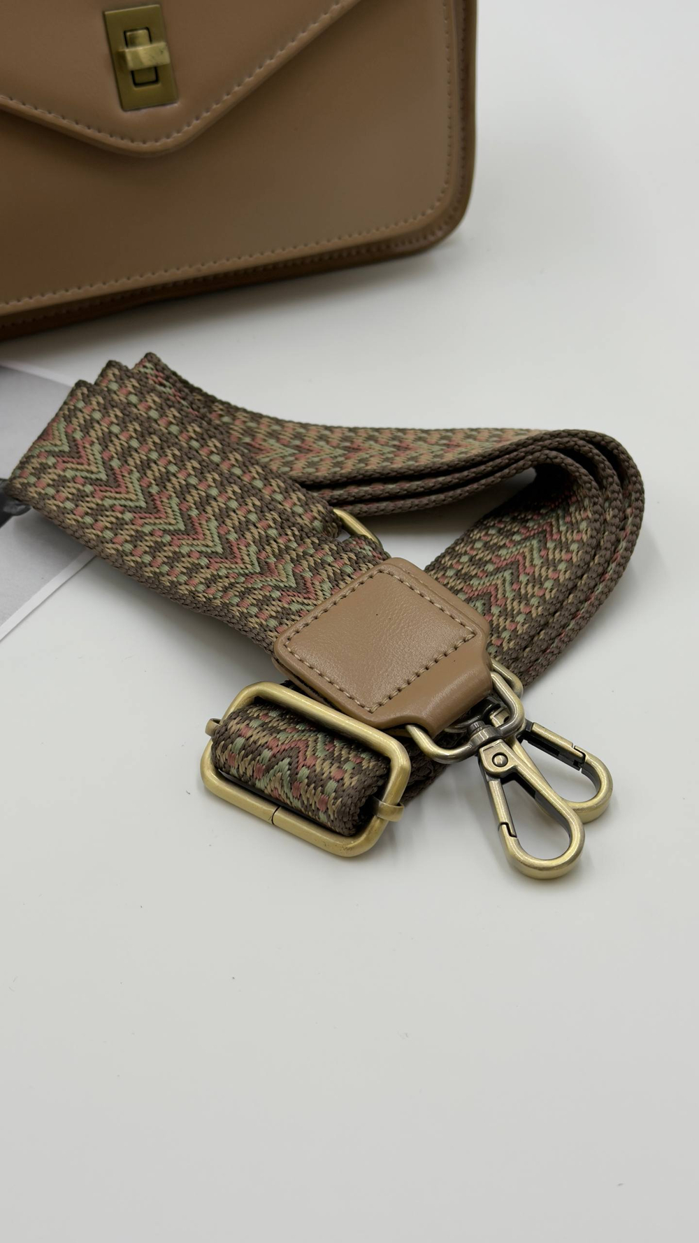 Сумка женская натуральная кожа артикул 066-35 цвет "бежевый"