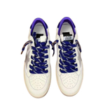 Женские Golden Goose Ball Star LTD in Beige Leather with Clear Star and Blue Heel Tab