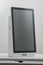 Касса самообслуживания АТОЛ КСО 3212 (21,5", miniPC:J6412, SSD, 8/128GB), без Wi-Fi, без ОС, Кр. стена, Кр. пин-пад, Кр. ФР.