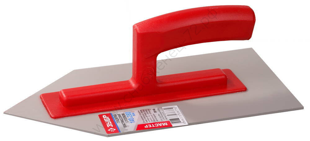 ЗУБР 140х280 мм, Штукатурная гладилка с уголком (08145)