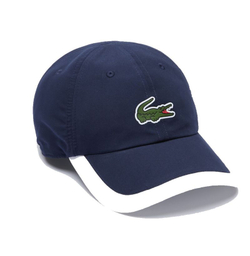 Теннисная кепка Lacoste Sport Contrast Border Lightweight Cap - navy blue/white