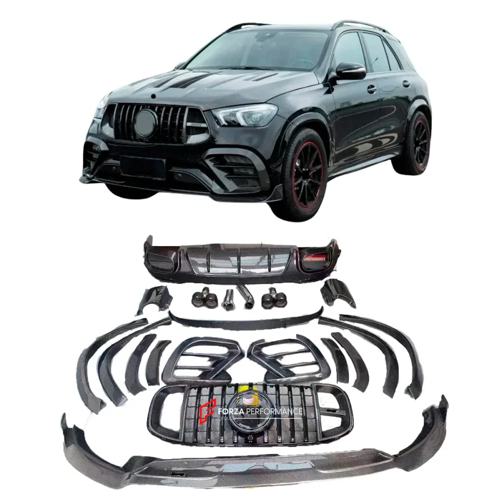 Обвес для Mercedes-Benz GLE V167 AMG 2020+ АМГ Мерседес Бенц ГЛЕ класс