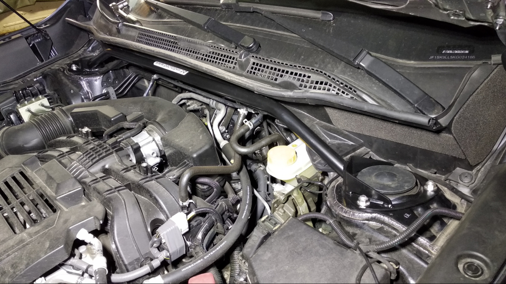 Распорка передних стоек (цельная) Subaru Forester 5 (SK) АТМО (ПОД ЗАКАЗ)