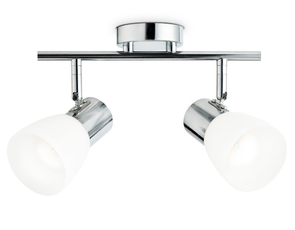 Настенно-потолочный спот TR3963/2 CH/FR хром/белый матовый E27*2 max 40W 200*105*200