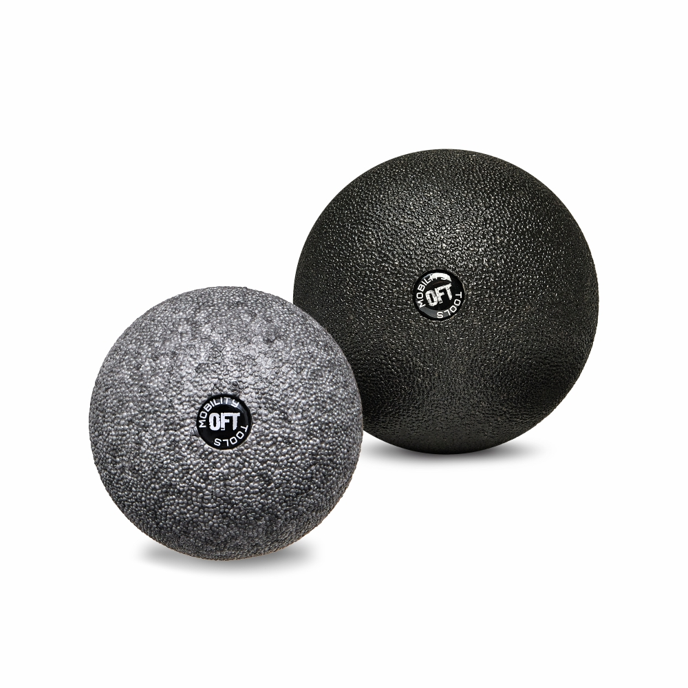 Шар массажный одинарный 8 см серый