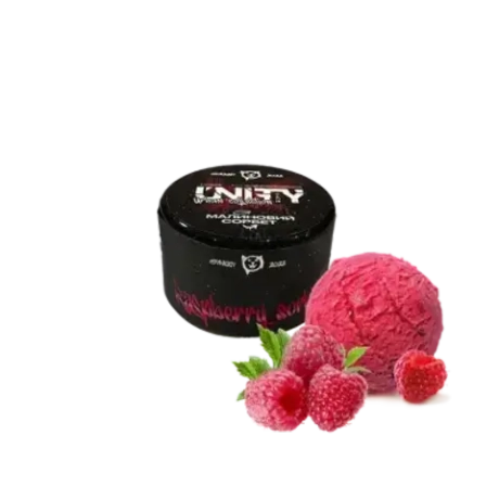 Unity Raspberry sorbet (40g)