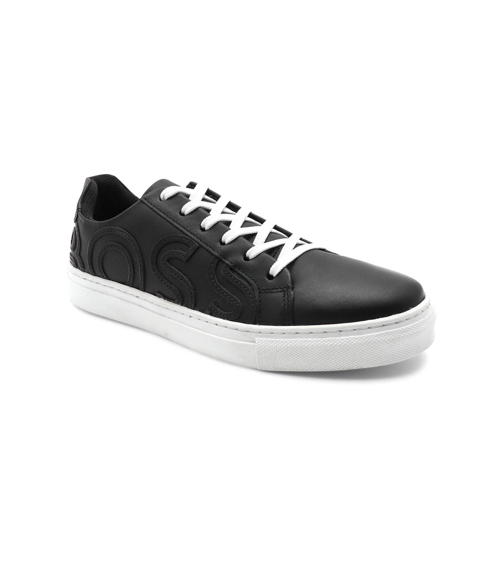 Кожаные кроссовки BOSS Kidswear - черный(J29330)