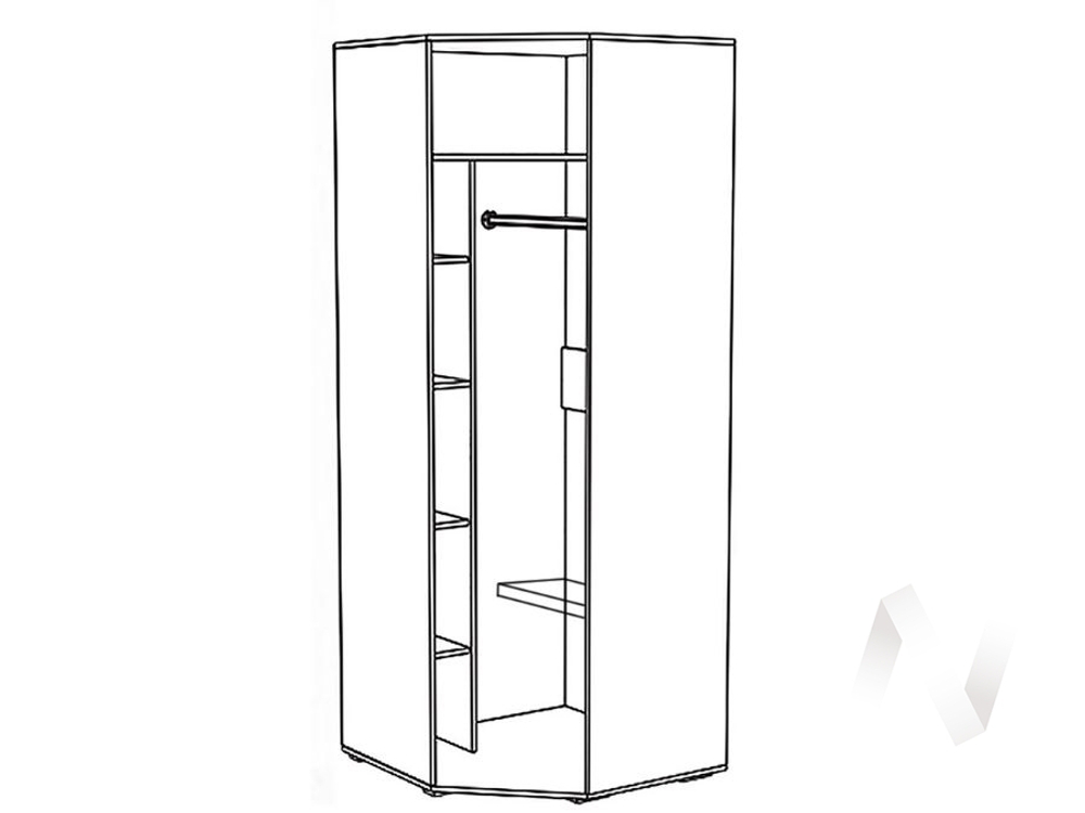 Шкаф угловой ЛШ-25 Спальня Ливорно