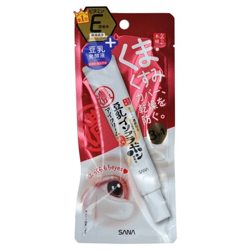 Крем для кожи вокруг глаз с изофлавонами сои Sana Soy Milk Moisture Eye Cream 20г