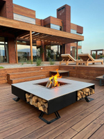 Дизайнерское уличное кострище, d 120см (UFIRE), GF-06-120