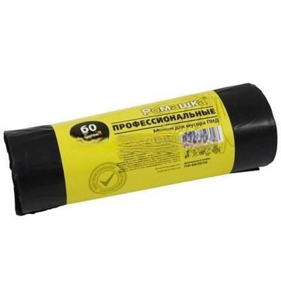 Мешок д/мусора ПНД 60 л (20 шт.) рулон "ПРОФИ" (1/30 шт.) ПФ-60/20/30