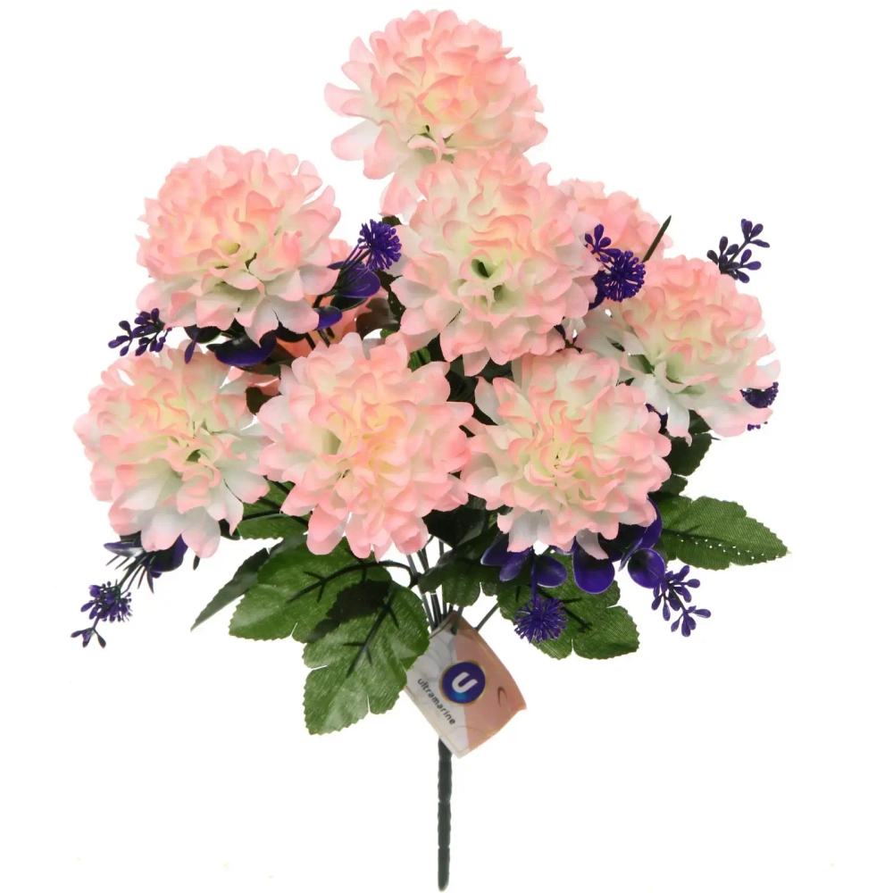 Искусственные цветы «Весеннее вдохновение» 42см 10цветков ярко-розовые