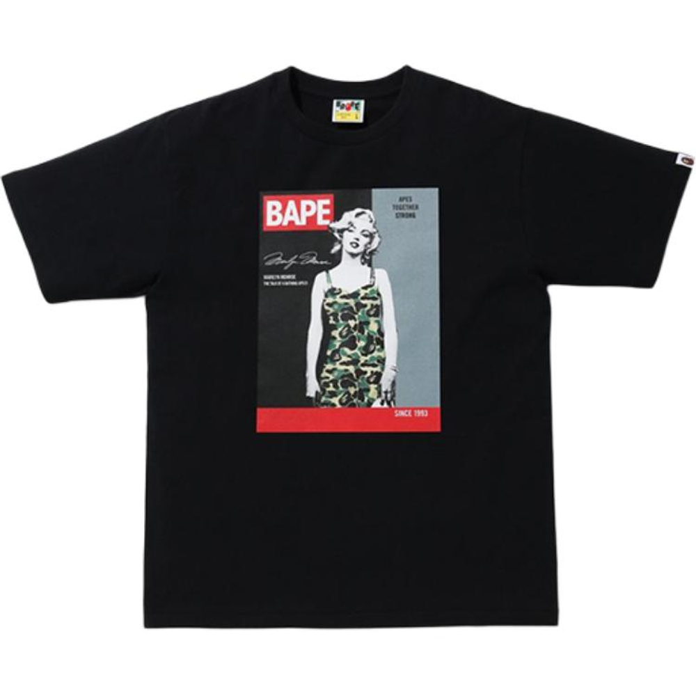 A Bathing Ape A Bathing Ape Bathing Ape X Marilyn Monroe Magazine Tee