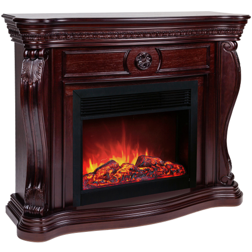 Каминокомплект Real Flame Barcelona 33 AO с очагом Moonblaze Deluxe Black