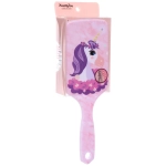 Расческа массажная «ЕДИНОРОЖКИ», микс 4 дизайна, 24*7,5см (PVC упаковка)