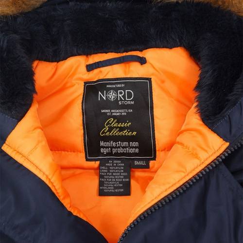 Куртка Аляска  Nord Storm N-3B Regular (синяя - r.blue/orange)