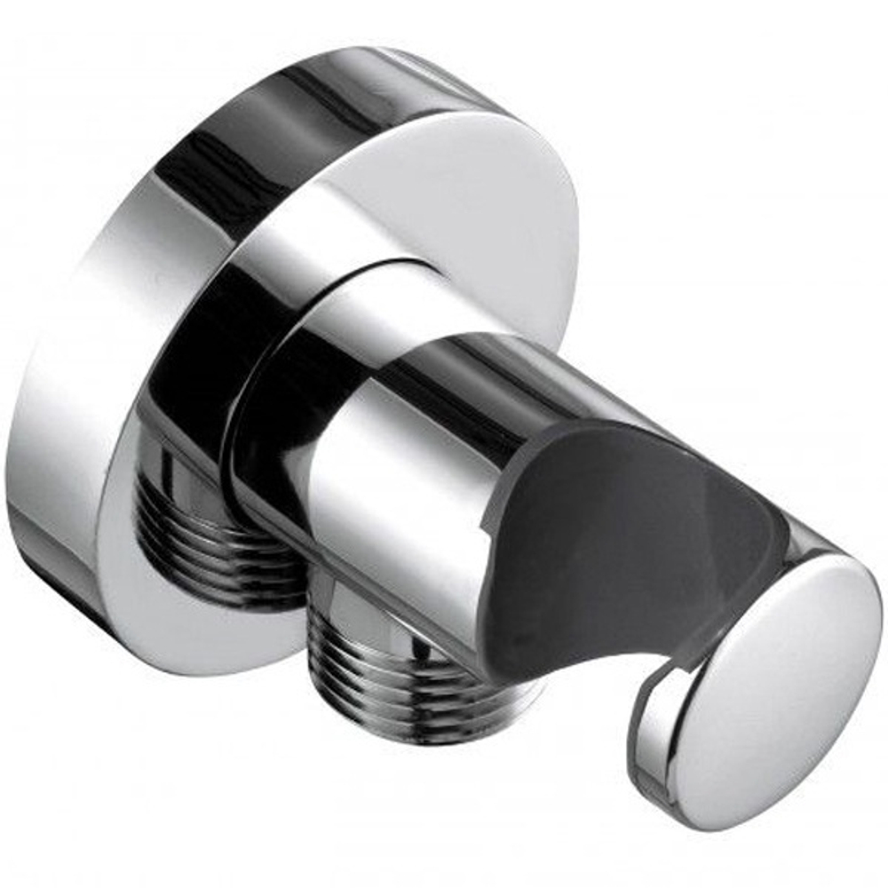 Шланговое подключение Kludi с держателем ручного душа, хром (6054705-00)