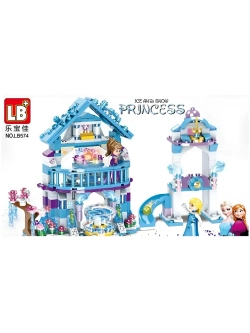 Конструктор Принцесс Замок Эльзы Холодное сердце 411 деталей