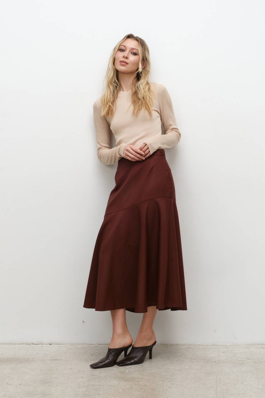 Юбка на кокетке