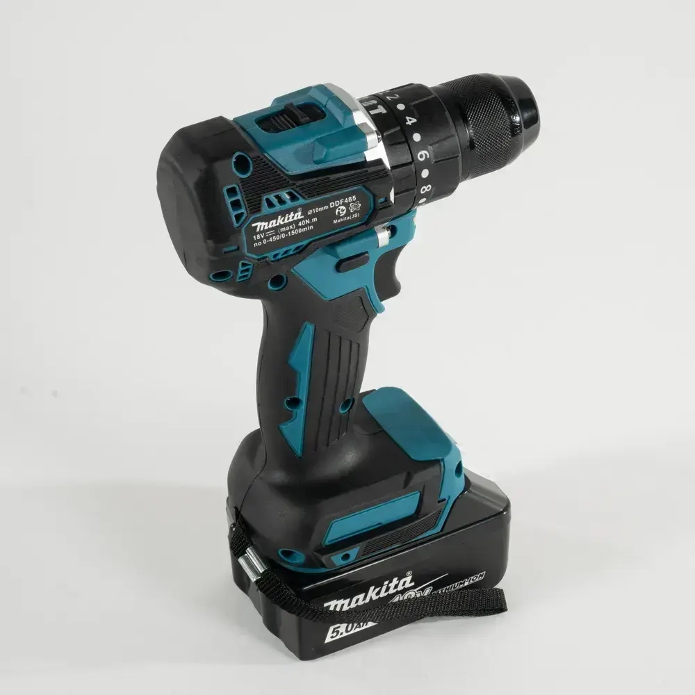 Шуруповерт Maкитa DDF485 18V 5.0AH с металлическим патроном