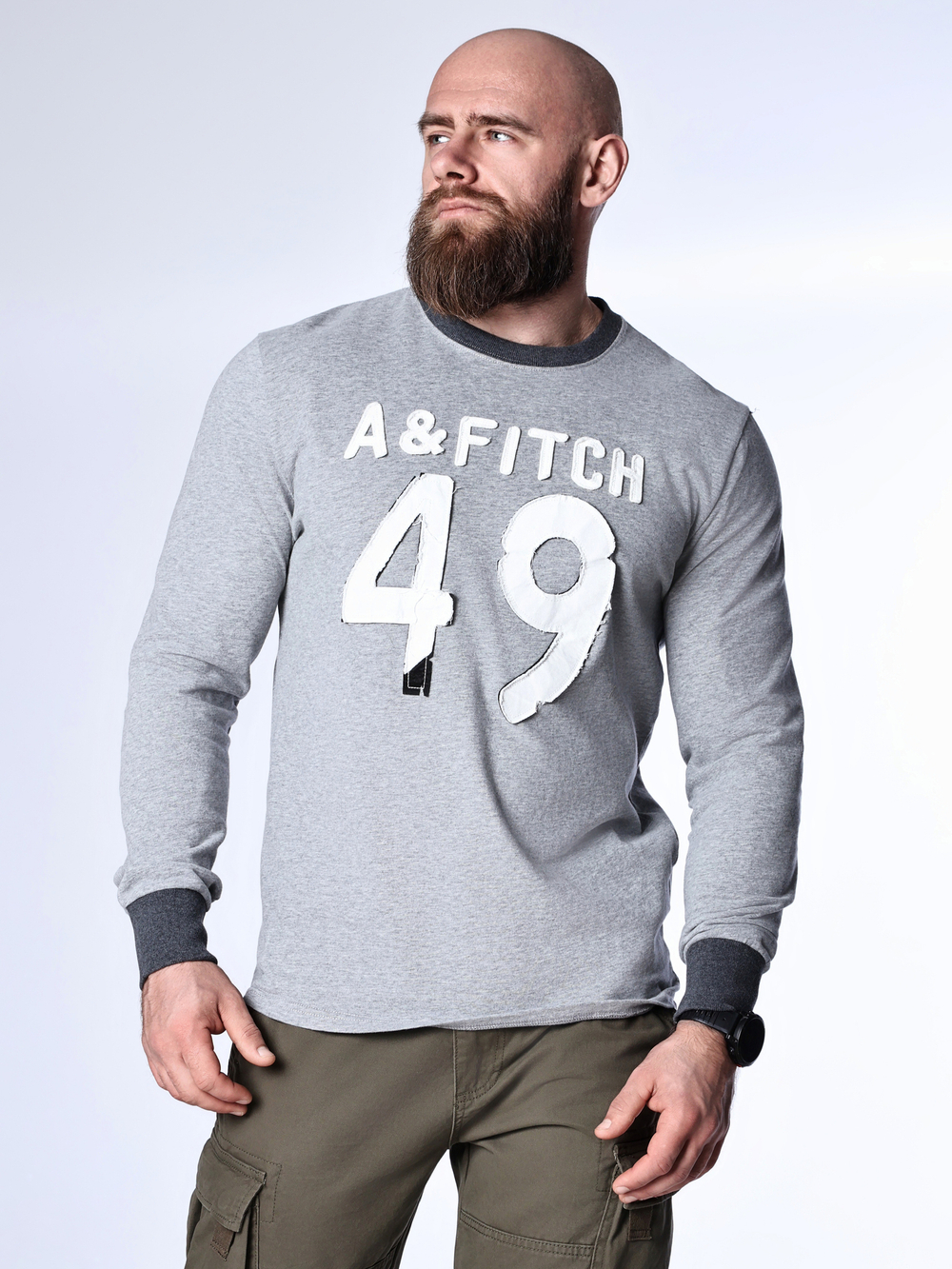 Лонгслив Abercrombie & Fitch ABL41