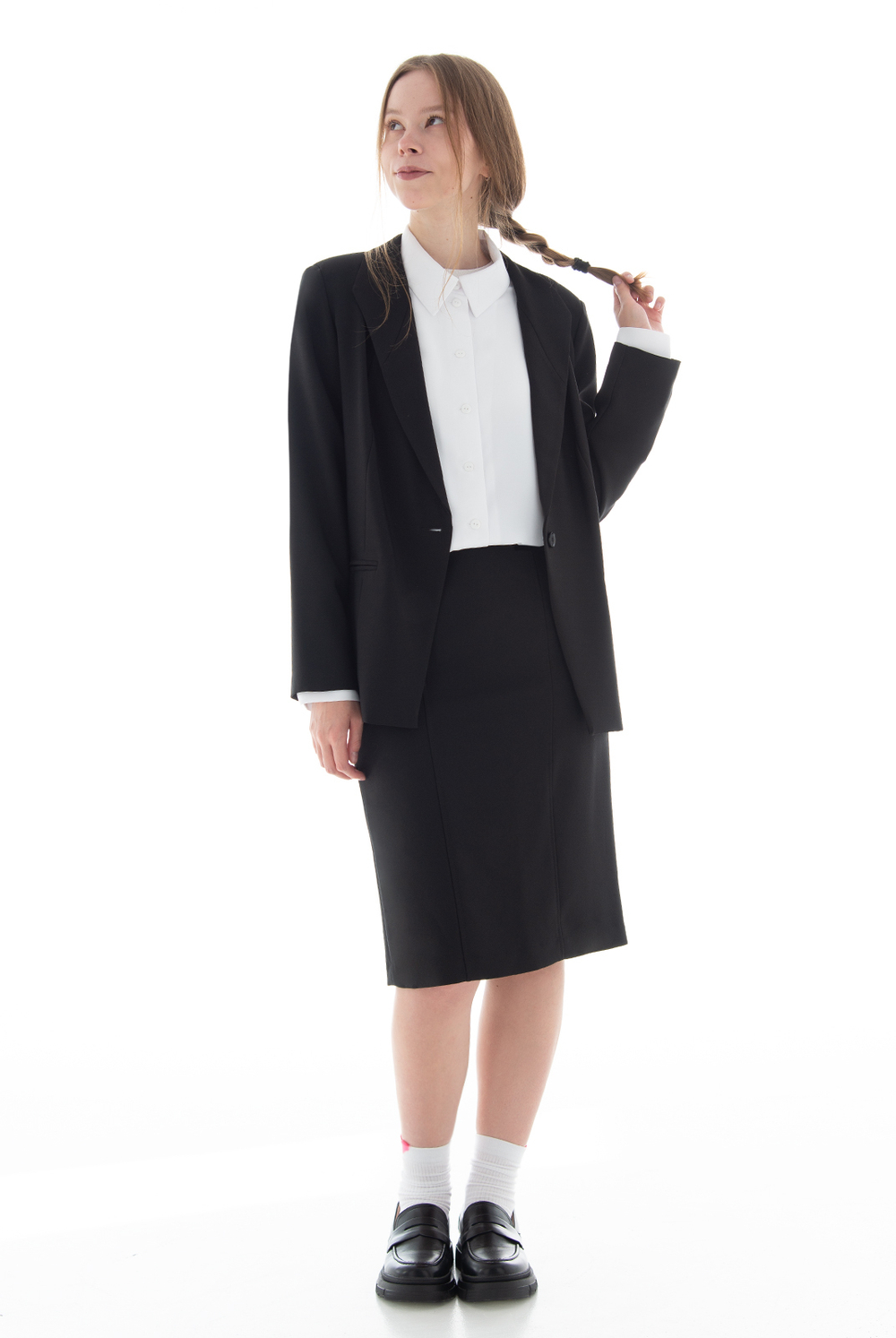 Юбка женская 3363ЛП, черный #70Ч013363ЛП