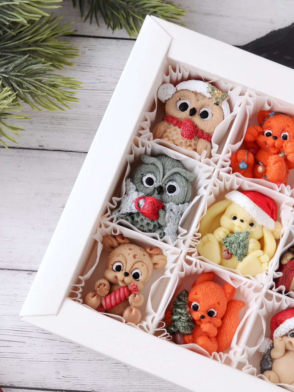 Сладкий новогодний подарок "Новогодняя сказка" #1 / Конфеты ручной работы